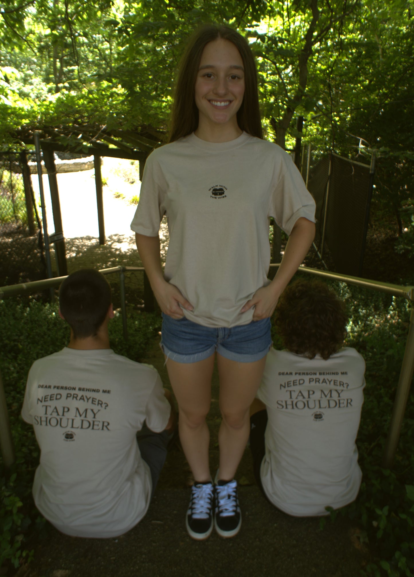 Tan Need prayer shirt