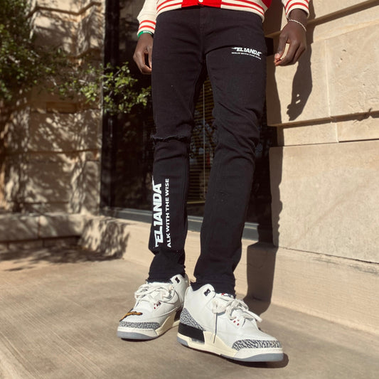 EL1ANDA BLACK DENIM